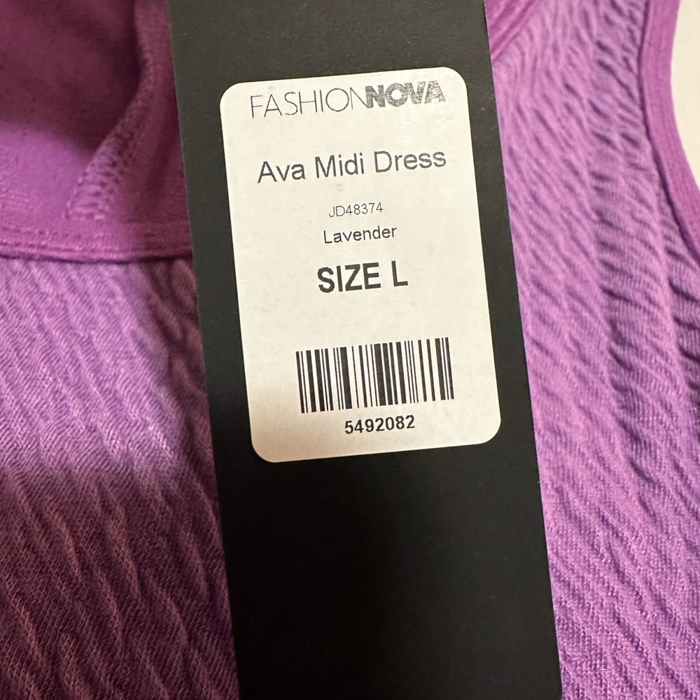 Fashion Nova Ava Mini Dress - Lavender - Picture 3 of 6